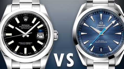 omega aqua terra vs rolex datejust 41|rolex vs omega aqua terra.